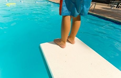 Understand how swimming pool diving boards, platforms, and flexible jump boards each provide unique benefits and choose the best one for your needs. Find God, Diving Boards, Diving Board, Swim Season, Pool Supplies, Pool Accessories, Things Happen, In Ground Pools, Cool Pools