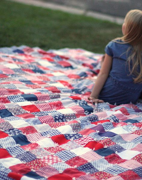 Diary Of A Quilter, Picnic Quilt, Flag Quilt, Blue Quilt, Quilts Decor, Quilt Care, Patriotic Quilts, Quilt Of Valor, Pretty Quilt