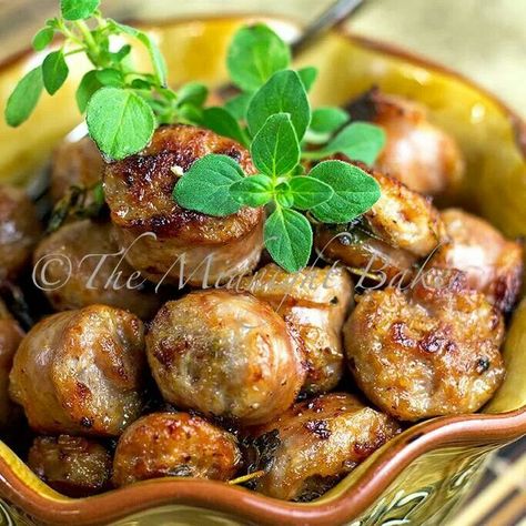 Sausage bites Italian Sausage Bites Appetizers, Italian Sausage Appetizers For Party, Italian Sausage Appetizer Recipes, Italian Sausage Appetizers, Italian Sausage Bites, Sausage Bites, Sausage Appetizers, Hot Italian Sausage, Pepper Jelly