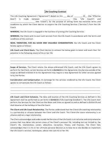 A life coaching contract is an agreement between two parties where the client desires to retain the professional services of a life coach. A well-drafted contract protects both the life coach and the client. It identifies the contractual relationship between the parties. Check more at https://www.approveme.com/contracts/life-coaching-contract-template/ Life Coach Contract Template, Coaching Contract, Health Consultant, Nurse Coach, Speech Outline, Intuitive Life Coach, Cornell Notes Template, Counseling Worksheets, Business Lawyer