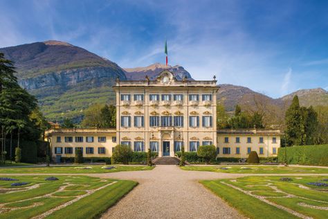 Villa Sola Cabiati was build in the 16th century and later redesigned in the Neoclassical style. Its blue shutters give a nod to the lakeside setting Calvi Corsica, Lake Como Villas, Comer See, Vanessa Redgrave, Belmond Hotels, San Domenico, Lake Como Italy, Italian Garden, Como Italy