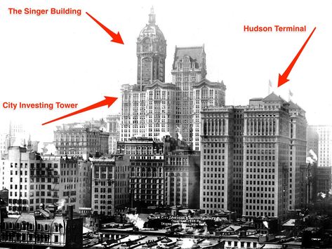 Demolished New York Buildings - Business Insider Ny Buildings, City Hall Nyc, Old New York City, Beautiful New York, New York City Buildings, Old New York, New York Buildings, Nyc History, New York Architecture