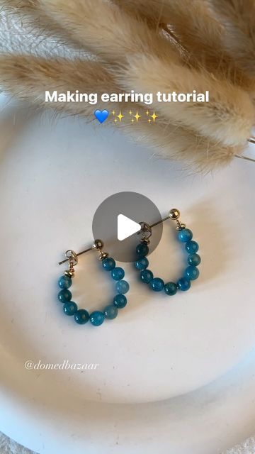 Mijuan Rony on Instagram: "Click the homepage link and search the number 🔍 to buy the same earring materials as in the video (RGP1036) (wite26ga-4mm) (NS2060) (RGP3108) 🔗#earrings #diyearrings #handmadejewelry #handmadewithlove #beads #charms #earringshop #viral #tutorial rial" Diy Earrings Video, Diy Earrings Materials, Earring Video, Diy Jewelry Earrings, Beads Charms, Jewelry Techniques, Earring Tutorial, April 12, Earring Crafts