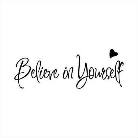 White Background Quotes, Believe In Yourself Quotes, Motivational Quotes For Women, Thank You Quotes, Creativity Quotes, Believe In Yourself, Quote Wall, Sticker Wall Art, Heart On