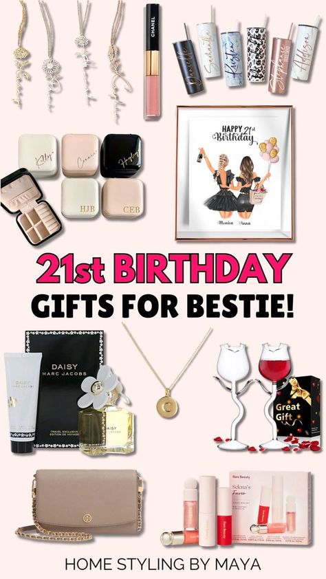 21st birthday gifts, 21st birthday gifts for best friends 21st Birthday Gift Ideas For Girlfriend, Ideas For 21st Birthday Girl, 21st Birthday Cakes Ideas, Cute 21st Birthday Gifts, 21st Birthday Ideas Gifts, Best 21st Birthday Gifts, 21st Birthday Gifts For Best Friends, 21st Birthday Gifts For Girls, 21st Birthday Gifts For Her