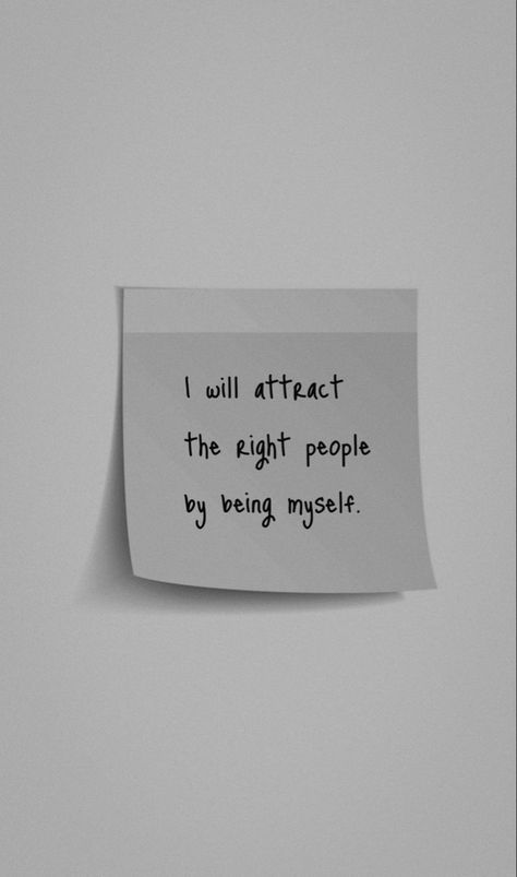 I will attract the right people by being myself.
mindset, motivation, inspirational quotes, motivational quotes, personal growth and development, quotes to live by, personal reminders, successful women, entrepreneur, focus, dreams, goals, little things, process, positivity, self-love, self-care, body positivity, yourself, daily. I Will Attract The Right People By Being Myself, Being Myself, Growth And Development, Development Quotes, What Is Self, Mindset Motivation, Successful Women, Personality Traits, Quotes Motivational