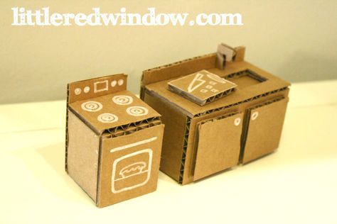 Cardboard Box Doll House, Shoebox House, Doll House Furniture Diy, Shelf Crafts, Box Doll House, Cardboard Creations, Cardboard Dollhouse, Box Crafts, Doll House Furniture