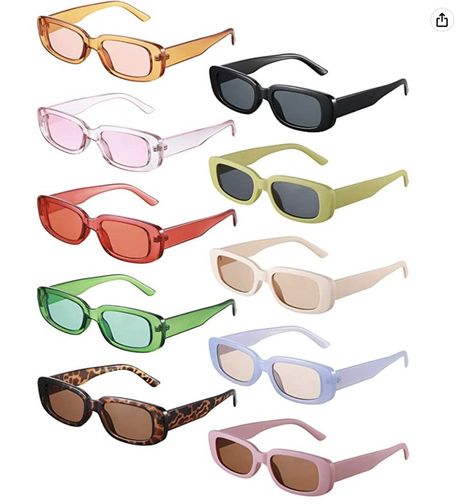 Pretty Sunglasses, Funky Glasses, Volleyball Pictures, Sunglasses Women Vintage, Cute Sunglasses, Trendy Girl, Trendy Sunglasses, Square Glasses, Rectangle Sunglasses