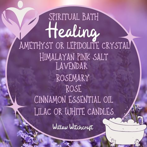 Willow Witchcraft Holistic Cleaning, Herb Bath, Goddess Bath, Spiritual Cleansing Bath, Diy Bath Soak, Spiritual Baths, Cleansing Bath, Herbal Witch, Candle Magic Spells