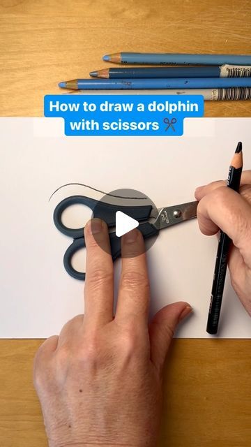 How To Draw A Dolphin Easy, Dolphin Drawing Easy, Cute Dolphin Drawing, Under Water Drawing, Nature Drawing For Kids, Under The Sea Drawings, Dolphin Watercolor, Animal Sketches Easy, Dolphin Craft