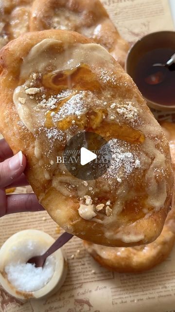 Hajar Larbah on Instagram: "Making beaver tails at home 🍁 inspired by my trip to Canada 🤎 it reminded me of fried dough and doughnuts we have in Libya and Morocco called sfinz or sfenj. Full recipe up on the blog as always - link in bio!

#recipe #food #canada #baking #donuts #canadianfood #foodblog #foodstagram #instafood #yummy #eeeats #cooking" Beaver Tails Recipe, Trip To Canada, Beaver Tails, Canadian Food, Fried Dough, Elephant Ears, The Breakfast Club, Libya, Special Recipes