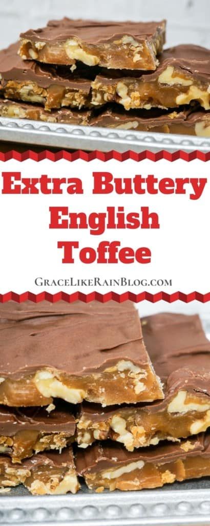 Walnut Toffee Recipe, Butter Toffee Recipe, Cinnamon Hard Candy, English Toffee Recipe, Christmas Candy Homemade, Easy Candy Recipes, Homemade Toffee, Toffee Candy, Chocolate Candy Recipes