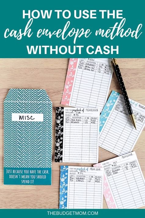 Are you wanting to use the cash envelope method but don't want to use cash? Here is a detailed guide on how to use budget trackers instead of cash! Budget | Cash Envelope Method | Cashless | Tips #cashenvelopes #cashenvelopemethod #daveramsey #budget via @thebudgetmom Budget Mom, Budget Envelopes, Money Saving Plan, Envelope System, Cash Envelope, Budgeting Worksheets, Budget Planer, Budget Saving, Budget Tracker