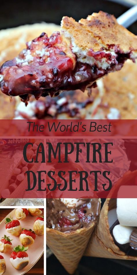 Campfire Snacks, Campfire Desserts, Pie Iron, Camping Desserts, Camping Snacks, Easy Camping Meals, Campfire Food, Awesome Recipes, Fire Cooking