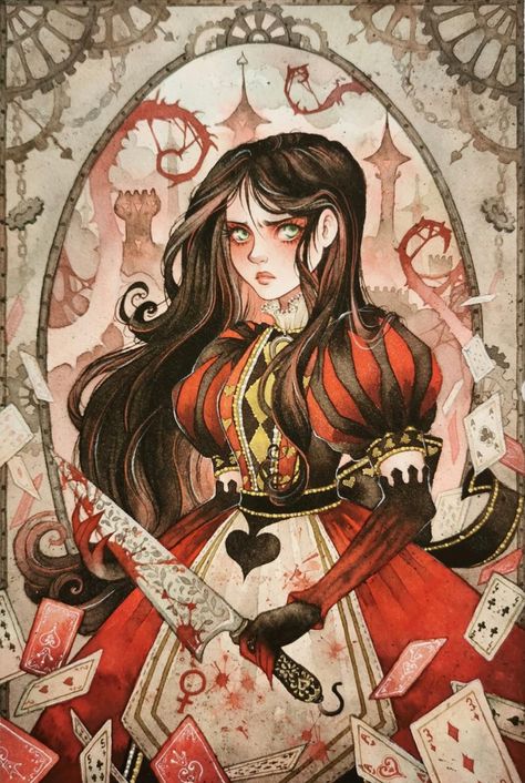 Alice In Wonderland Fanart, American Mcgee’s Alice, Dark Alice In Wonderland, Madness Returns, Alice In Wonderland Aesthetic, Alice Liddell, Alice Madness Returns, Arte Punk, Alice Madness