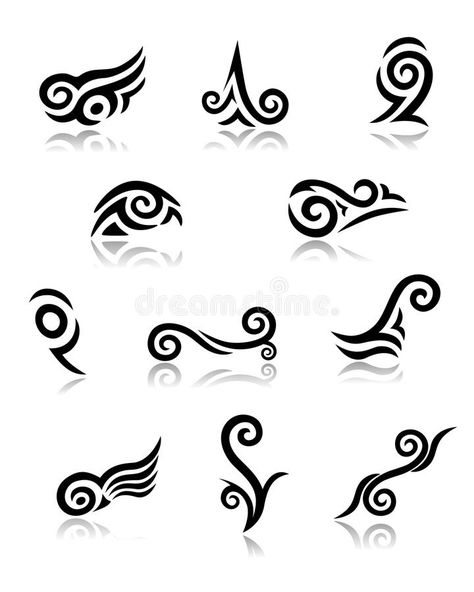 Koru Tattoo, Tattoo Elements, Maori Symbols, Maori Koru, New Zealand Tattoo, Fern Tattoo, Maori Tattoos, Maori Patterns, Pisces Tattoos