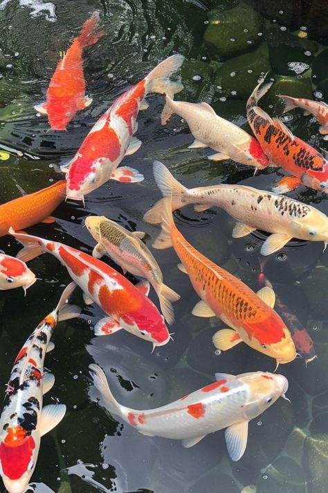 Fish Symbolism, Koi Painting, Koi Art, Chinese Aesthetic, Koi Ponds, Koi Fish Pond, Japanese Koi, Koi Carp, Wealth And Abundance