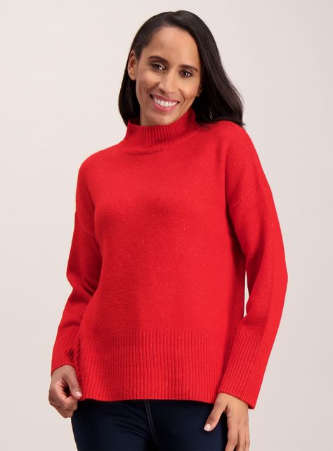 Chic Sweater, Tu Clothing, Slim Skirt, Sweater Tops, Classic Sweater, Chic Sweaters, Womens Turtleneck, Mock Turtleneck, Mock Neck Sweater