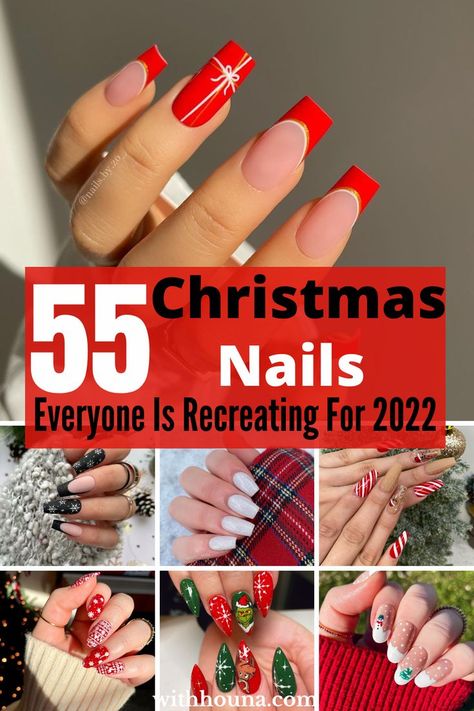 Are you looking for cute and trendy Christmas nails for 2022? You'll find everything from pretty Christmas nail designs to winter nails to simple Christmas nails and so much more. Christmas Manicure Ideas, Winter Deck, Holiday Nails Winter, Festive Nail Designs, Glitter Manicure, December Nails, Christmas Manicure, Red Christmas Nails, Tree Nails