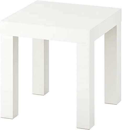 New Lack Side Table, White 13 3/4x13 3/4" Lack Side Table, Lack Table, Ikea Lack Table, Side Table White, Ikea Table, Ikea Lack, Modern Tops, Scandinavian Traditional, Desk In Living Room