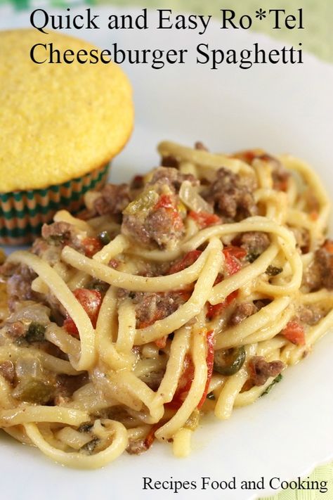 Cheeseburger Spaghetti, Linguine Recipes, Recetas Keto, Spaghetti Recipes, Linguine, Beef Dishes, Ground Beef Recipes, Recipes Food, Main Dish Recipes