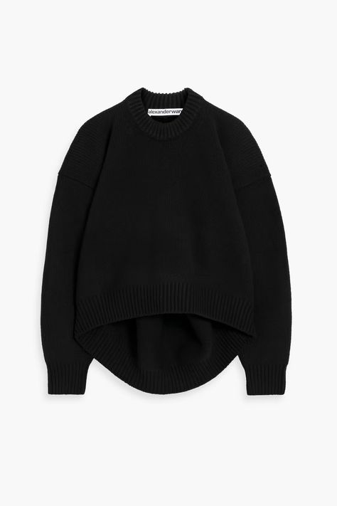 Discover great products at the best prices at Dealmoon. Alexander Wang Wool-blend sweater. Price:$153.00 at THE OUTNET Blue Blazer Dress, Floral Dress Shoes, Ink Clothes, Sweater Wool, Detailed Sweater, Sweater Sale, Shoes With Jeans, Clothing Care, Fashion Sale