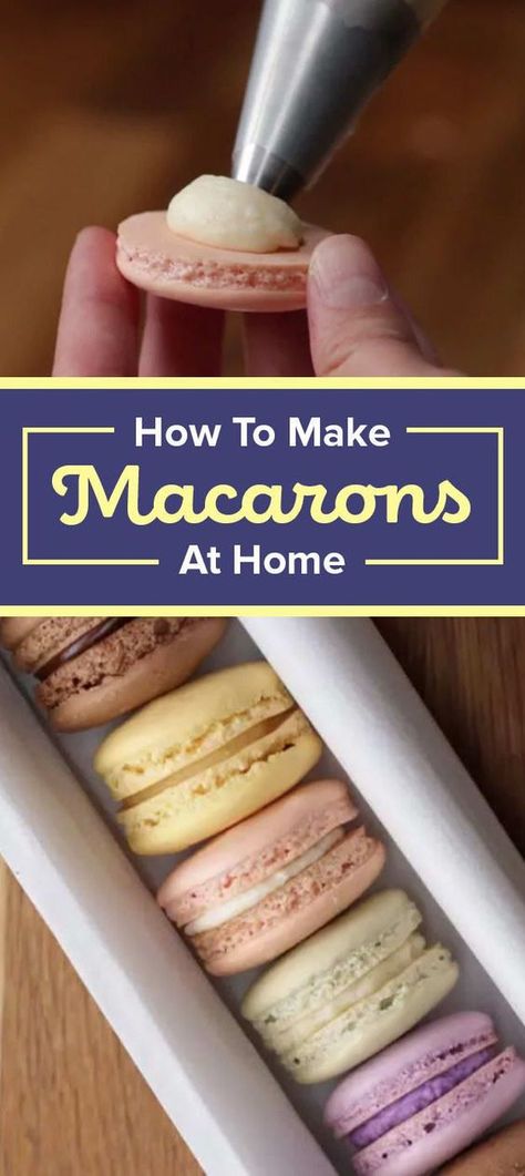 Recipe Macarons, Make Macaroons, Perfect Macarons, How To Make Macaroons, Best Macarons, Macaroon Recipe, French Macaroon Recipes, Kue Macaroon, Macaroon Cookies