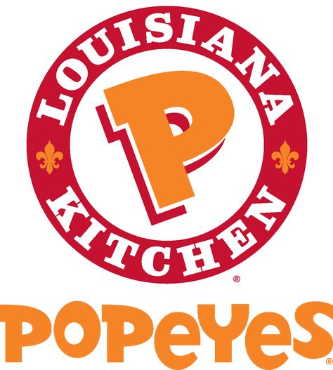 Popeyes Logo Louisiana Fried Chicken, Popeyes Restaurant, Popeyes Menu, Popeyes Louisiana Kitchen, Fried Chicken Restaurant, Fast Food Logos, Chicken Items, Louisiana Kitchen, Popeyes Chicken