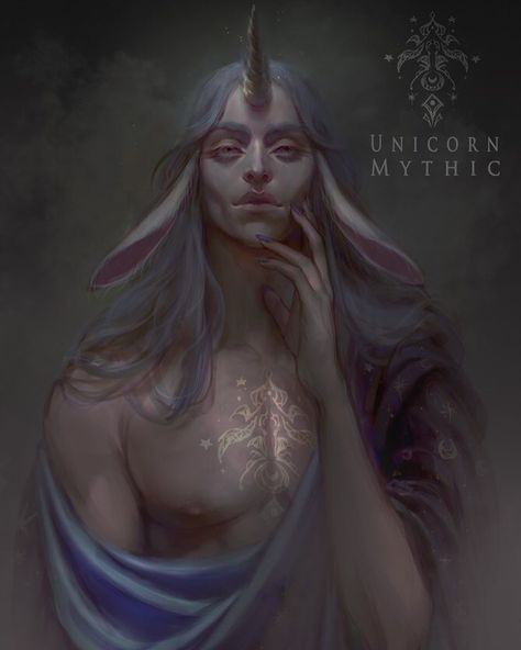 Unicorn Mythic, an art print by Naz Nemati available now at INPRNT.com (link in bio @inprnt) Wood Spirit, Nature Spirits, Dnd Art, Fairy Art, Dragon Age, Freelance Illustrator, Fantasy Character Design, Fantasy Creatures, Beautiful Art