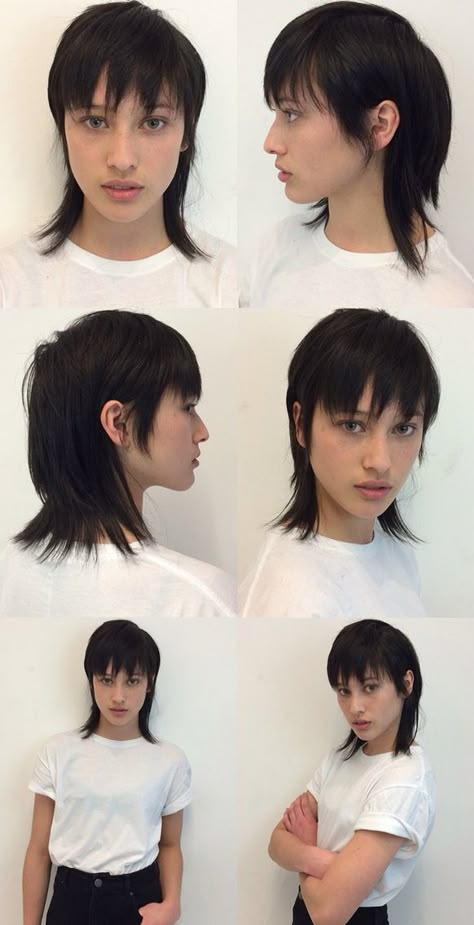 stylish mullet haircut, looks good High Fashion Mullet, High Fashion Haircut, Unconventional Haircut, Mullet Without Bangs, Short Mullet Haircut, Mullet With Bangs, Mullet Bangs, Stylish Mullet, Short Grunge Hair