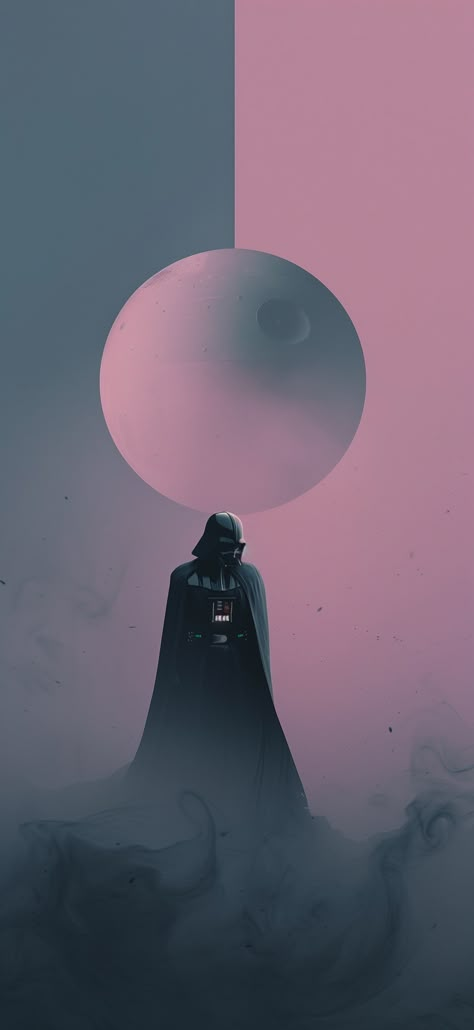 Darth Vader Aesthetic Wallpaper, Pink Star Wars Wallpaper, Star Wars Minimalist Wallpaper, Ios Wallpaper Original 4k, Starwars Wallpaper Aesthetic, Star Wars Wallpaper 4k Iphone, Darth Vader 4k Wallpaper, Darth Vader Wallpaper Iphone, Star Wars Phone Wallpaper