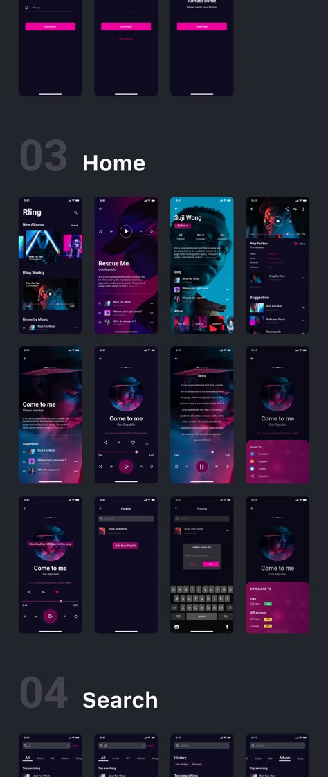 Music Ux Design, Music Ads Design, Game Ui Design User Interface, Music Ui Design, Music App Ui Design, Software Interface Design, Best Music Apps, Best Music App, Best App Design