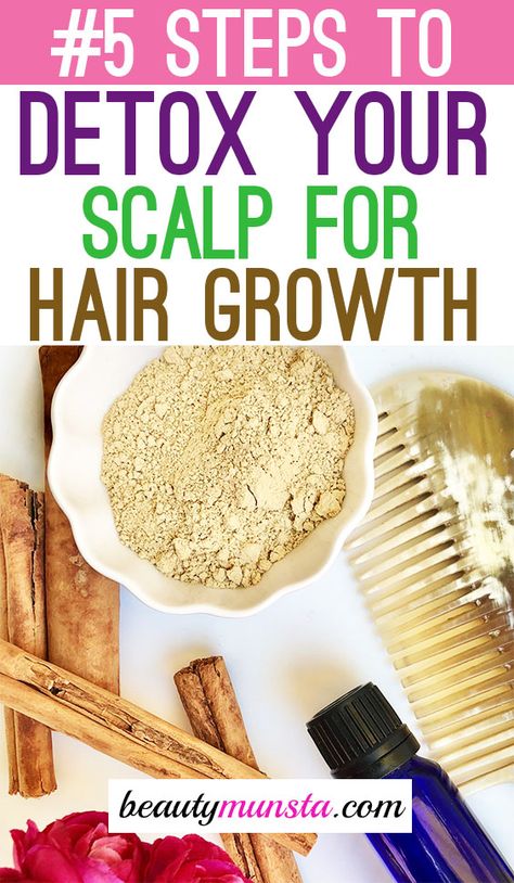 How to Naturally Detox Your Scalp in 5 Easy Steps! - beautymunsta - free natural beauty hacks & more! Natural Beauty Hacks, Beauty Hacks That Actually Work, Hair Detox, Shampoo Recipe, Scalp Scrub, Baking Soda Uses, Baking Soda Shampoo, Scrub Recipe, Beauty Tips For Face