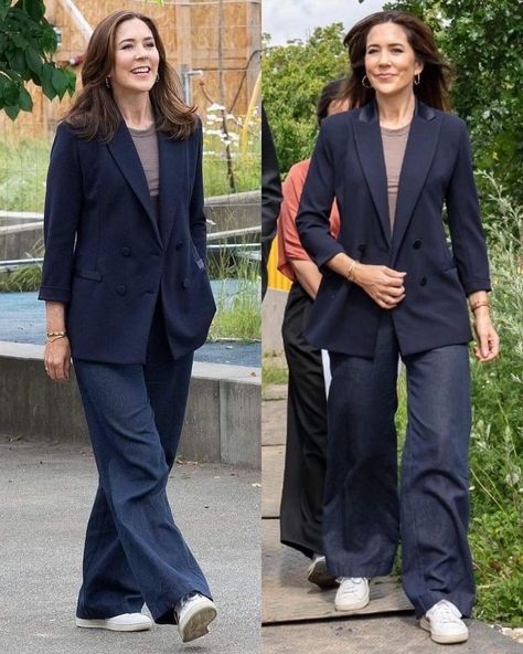 Denmark Street Style, Denmark Street, Outfit Tutorial, Crown Princess Mary Of Denmark, Denmark Fashion, Mary Donaldson, Princess Mary Of Denmark, Mary Of Denmark, Boss Ladies