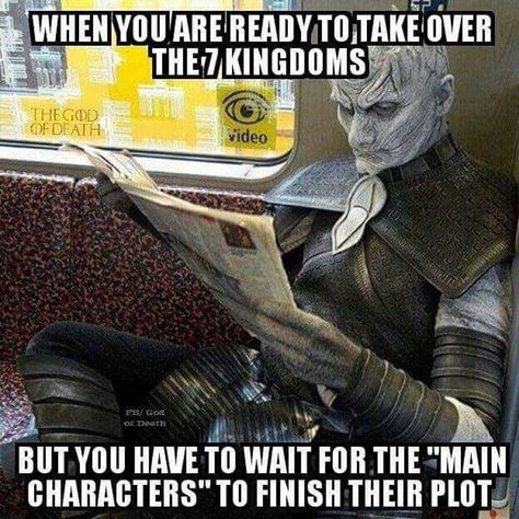 The patience of the Night King lol Game Of Thrones Instagram, Medici Masters Of Florence, Game Of Thrones Meme, Watch Game Of Thrones, Game Of Thrones Facts, Got Game Of Thrones, Game Of Thrones Quotes, Game Of Thrones Funny, Got Memes