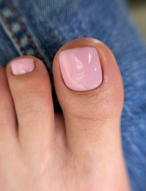 Pink Pedicure, Pink Toe Nails, Wave Nails, Gel Nails French, Multicolored Nails, Natural Acrylic Nails, Sweet Nails, Pedicure Nail Designs, Nails Collection