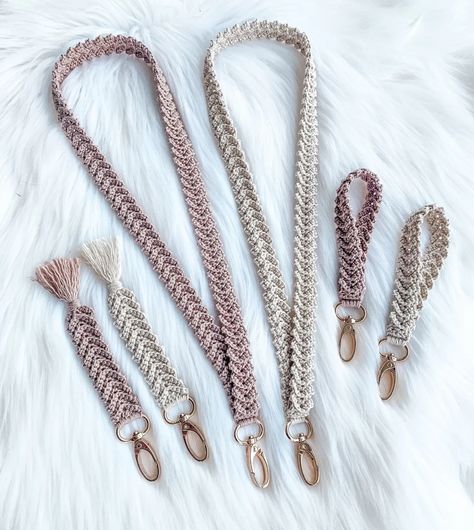 One-Skein Is All You Need! 30 Distinctive & Useful Crochet Projects Wristlet Lanyard, Crochet Lanyard, Wristlet Patterns, One Skein Crochet, Keychain Pattern, Quick Crochet Patterns, Crochet Cord, Crochet Chain, Crochet Keychain Pattern