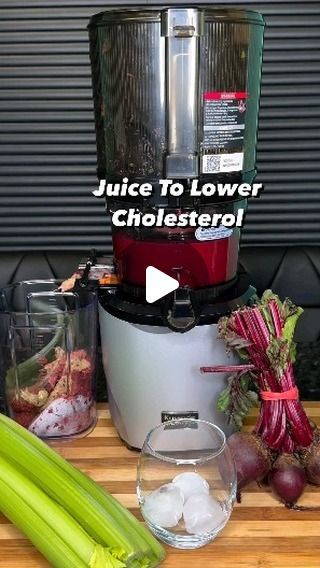 Herbal Remedies | Health Tips on Instagram: "✨Here’s A Healthy Juice To Lower Your Cholesterol. Video Owned by @matt_gourmet_kitchen  ✨Click the link in my bio so you can save 10% on this Kuvings Auto 10 Slow Juicer Using my discount code (Mattkitchen) @kuvingsusa  ✨Ingredients:  🫚2 inches Ginger 🔴2 Small Beetroot 🍉1/2 Of Watermelon 🌱1 Celery  ✨Benefits of this juice recipe are  🌱Celery is a vegetable that provides many health benefits. It is rich in fiber and nutrients and helps lower cholesterol, treats constipation, reduces stress hormone levels, fights inflammation and provides many other benefits.  🔴Red beets also contain phytosterols, chemical structures found in plants very similar to cholesterol, which can help lower the body’s cholesterol levels by promoting cholesterol excr Cholesterol Lowering Juice Recipes, Juice For Cholesterol, Juices For High Cholesterol, Juice Recipes To Lower Cholesterol, Juicing For Cholesterol, Lower Cholesterol Juice Recipes, Colestrol Diet Lower Cholesterol, Juicing To Lower Cholesterol, Juice To Lower Cholesterol