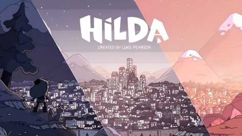 Hilda Wallpaper Phone, Hilda Poster, Hilda Wallpaper, Hilda Aesthetic, Hilda Art, Hilda Fanart, Hilda Netflix, Fantasy Shows, Concept Art Tutorial