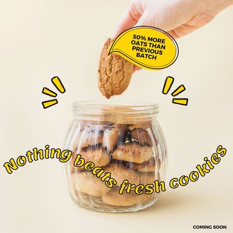 Instagram post for cookies small business, with quote 'nothing beats fresh cookies'. Packaging Instagram Post, Cookie Instagram Post, Instagram Cookie Posts, Cookies Instagram Post, Cookies Advertising, Green Oven, Instagram Post Idea, Food Photography Dessert, Subscription Box Business