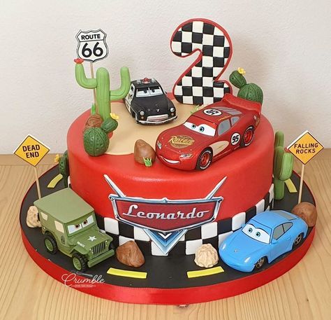 Speedway Showcase: Your Pinterest Pitstop for Cars Cars Second Birthday Cake, Disney Cars 2nd Birthday Cake, Disney Car Birthday Cake, Disney Cars Birthday Cake Ideas, Disney Cars Theme Cake, Birthday Cake Cars Mcqueen, Cars Birthday Cake Ideas, Disney Pixar Cars Birthday Cake, Cars 3rd Birthday Cake