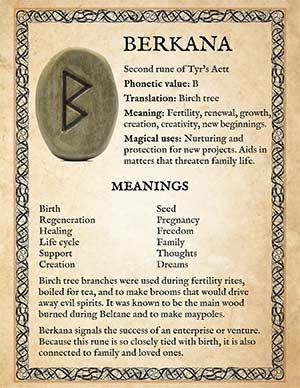 The word Berkana also means “birch.” The birch tree is one of the quickest growing trees, full of fertility and vitality. If you see Berkana in your life, it is bringing a sense of rebirth or renewal within you. For example, if you have been ruminating around a relationship or love interest, Berkana is pointing to a relationship that will be very rewarding. The universe is flooding this area of your life with revitalizing energy, and you will feel a sense of newness within it. Berkana Rune, Luck Rituals, Rune Magic, Protection Rune, Runes Meaning, Sunshine On A Cloudy Day, Growing Trees, Good Luck Spells, Pagan Symbols