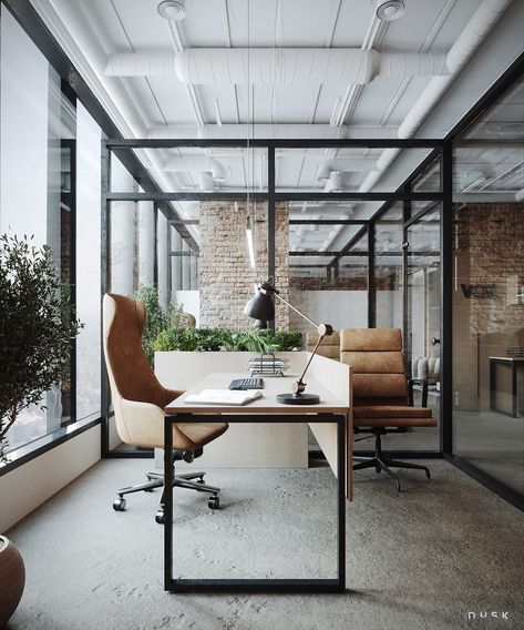 VOZ - Head Office Design :: Behance Google Office Design Workspaces, Industrial Office Design Workspaces, Head Office Design, Industrial Interior Design Office, Open Workspace, Modern Industrial Office, Industrial Workspace, Tech Office, Coastal Office