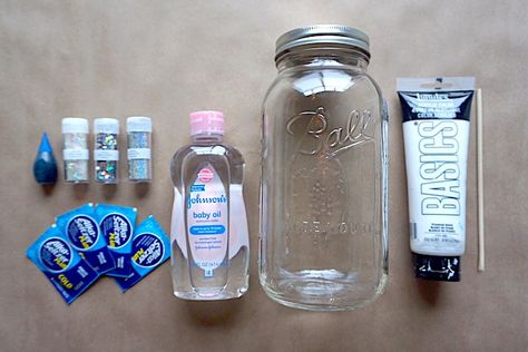 How to Make A Snow Storm In A Jar - Fun Science at Home Snow Storm In A Jar, Storm In A Jar, Snowstorm In A Jar, Winter Science Experiments, Winter Science, Preschool Winter, Weather Science, Glitter Jars, Science Projects For Kids