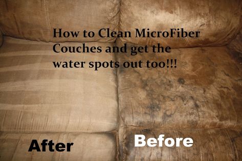 Cleaning Microfiber Sofa, Cleaning Microfiber Couch, Clean Hacks, Microfiber Couch, Microfiber Sofa, Clean Baking Pans, Cleaning Painted Walls, Clean Couch, Deep Cleaning Tips