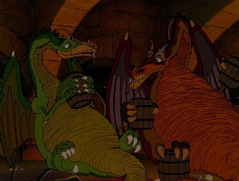 From The Flight of the Dragons Flight Of Dragons, John Ritter, Fantasy Story Ideas, Dragon Movies, Morning Cartoon, Fantasy Castle, Fantasy Movies, Dragon Drawing, Mystical Creatures