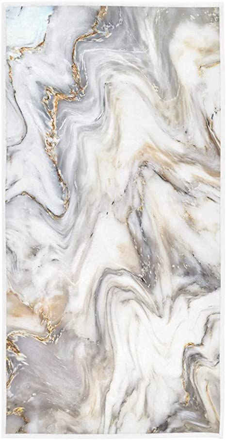 White Gold Marble Hand Bath Towel Shower Towels Set Gray Tie Dye Kitchen Hanging Gym Fingertip Bathroom Towel Highly Absorbent Gold Marble Wallpaper, Marble Effect Wallpaper, Ink Texture, Gold Aesthetic, Marble Background, Marble Wallpaper, Marble And Gold, Marble Art, Roaring 20s