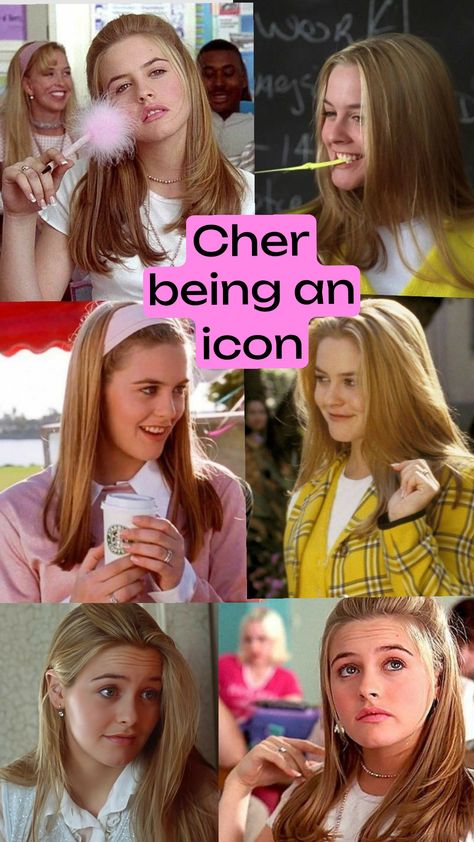 Cher horowitz being an icon Cher Horowitz Hair, Clueless Wallpaper, Cher Hair, Clueless Movie, Clueless Cher, Cher Clueless, Cher Horowitz, Celebrity Look Alike, 2000s Movies