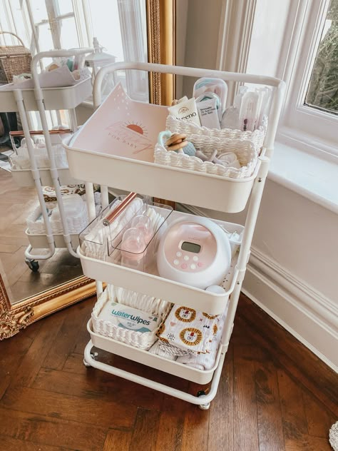 Five Things That Made Me Feel Ready For Baby #1 | Alyson Haley Baby Bottle Organization, Baby Belle, Twin Nursery, Alyson Haley, Baby Nursery Organization, Baby Room Organization, Baby Storage, Newborn Mom, Room Hacks