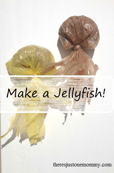 Simple Jellyfish Craft | There's Just One Mommy Fish Activities, Jellyfish Craft, Under The Sea Party, Summer Projects, Super Simple, Jellyfish, Under The Sea, Party Decoration, Plastic Bag